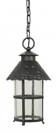 Lampada sospesa esterno retro SU-MA Toledo E27 nera IP23