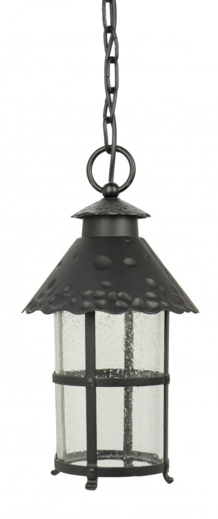Lampada sospesa esterno retro SU-MA Toledo E27 nera IP23