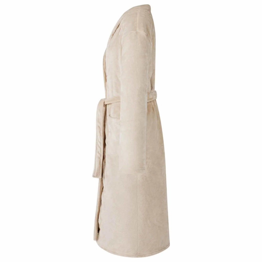 Accappatoio senza Cappuccio Beige xl Flanella 42017264