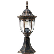 Lampada da esterno bassa FLORENCIA patina E27 Polux