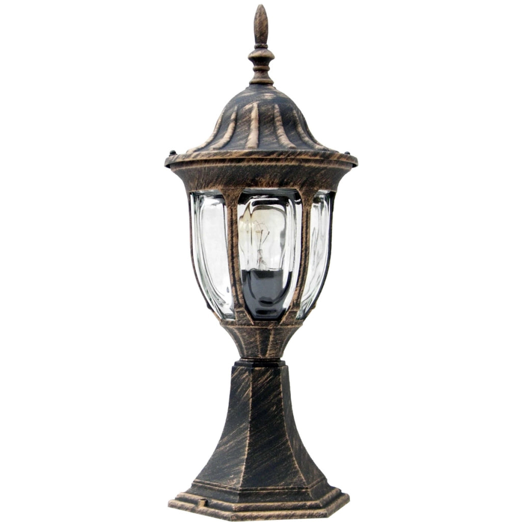Lampada da esterno bassa FLORENCIA patina E27 Polux