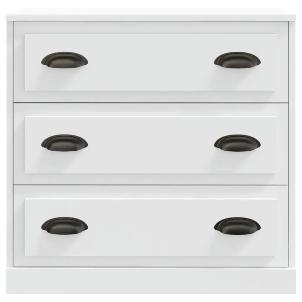 Credenze 2 pz Bianche in Legno Multistrato 3185239