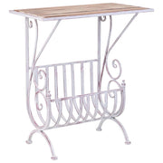 Tavolino bianco, 60x36x70h cm