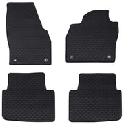 Tappetino per Auto 4 pcs Nero adatto per KAMIQ 2019- Gomma 42029100