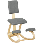 Sedia ergonomica a ginocchia ¨C zephmum ¨C grigio
