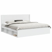 Letto da camera | Struttura del letto con stoccaggio e testata 3 pcs