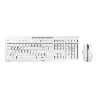 Cherry stream desktop recharge tastiera mouse incluso universale rf wireless qwertz tedesco grigio - 149535