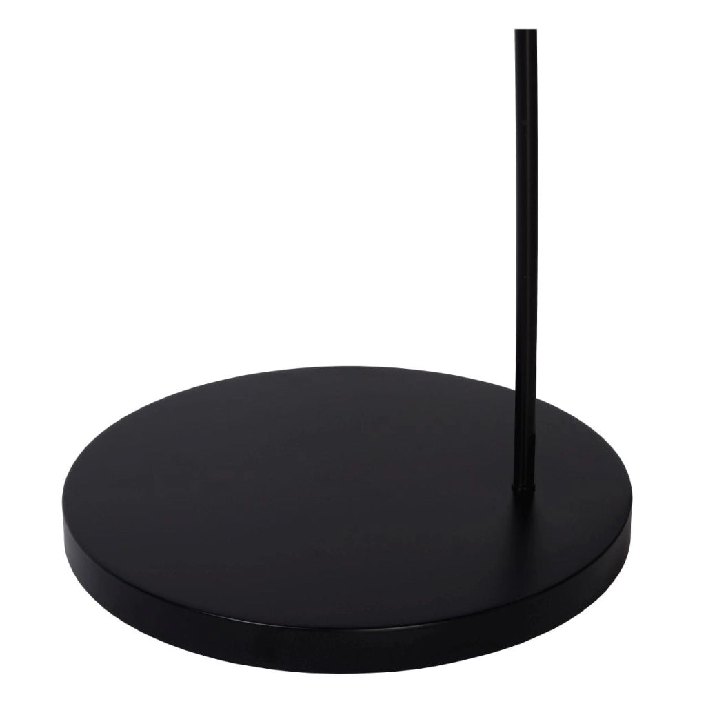 Lampada da terra ad arco Lucide Mesh nera metallo E27 60W