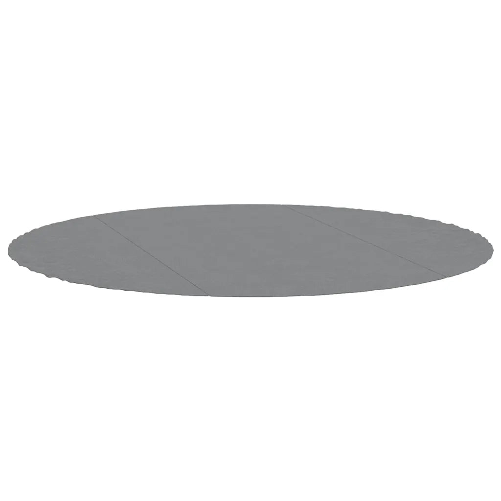 Telo Sotto Piscina Grigio Chiaro Ø366 cm Geotessile Poliestere 94217