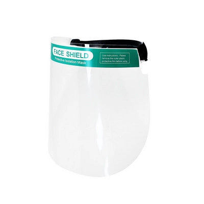 VISIERA PROTETTIVA DI SICUREZZA CON CHIUSURA A STRAPPO- mm 320 x 240- senza- pezzi 1