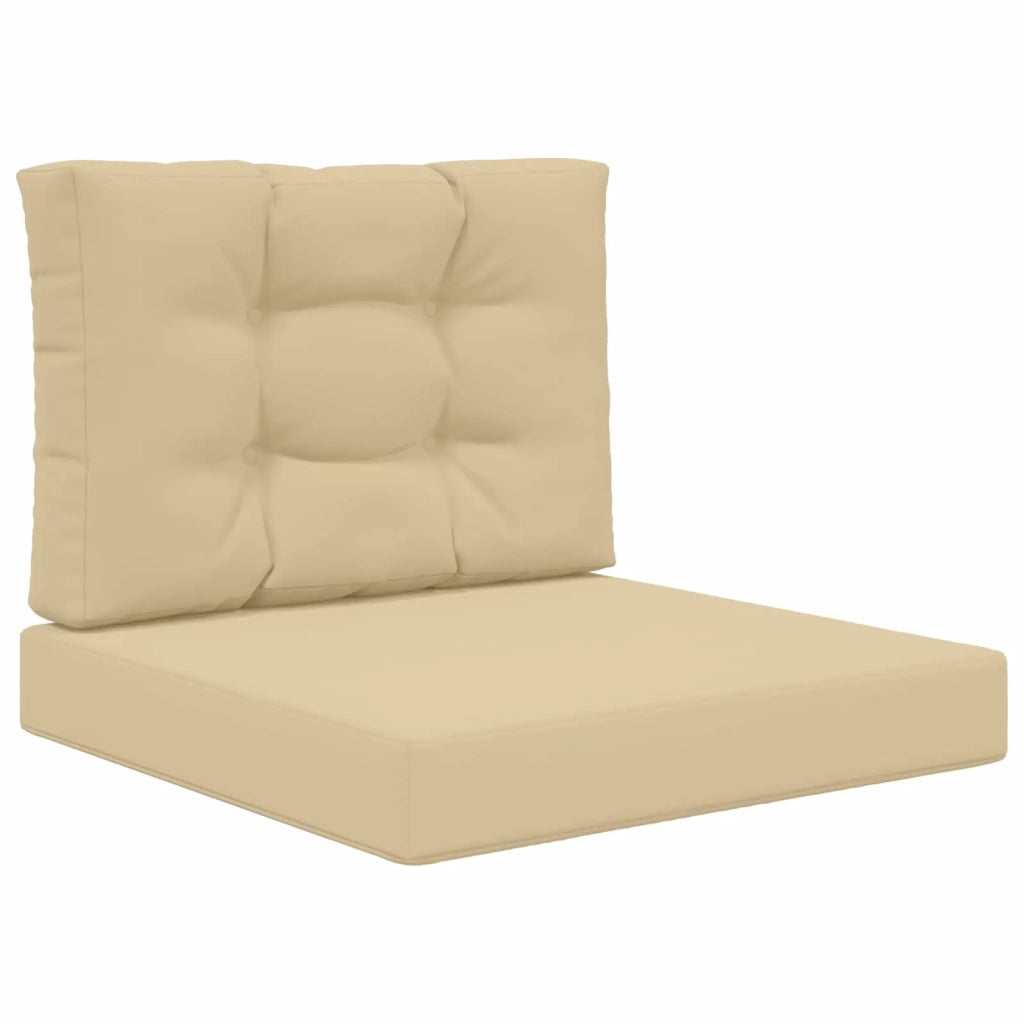 Cuscino per divano da esterno 2 pcs Beige Poliestere 900730