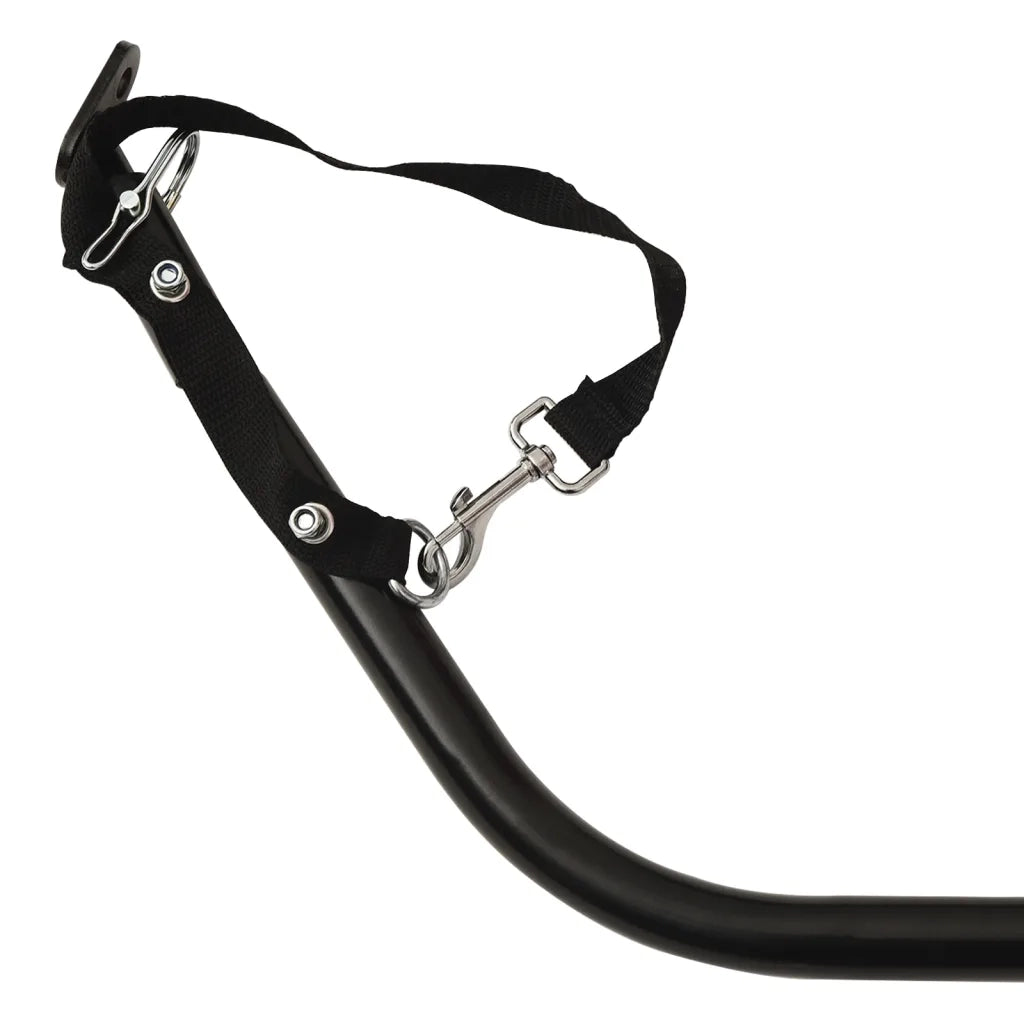Rimorchio da Bici Nero e Rosso 45 kg in Ferro CFW2389080
