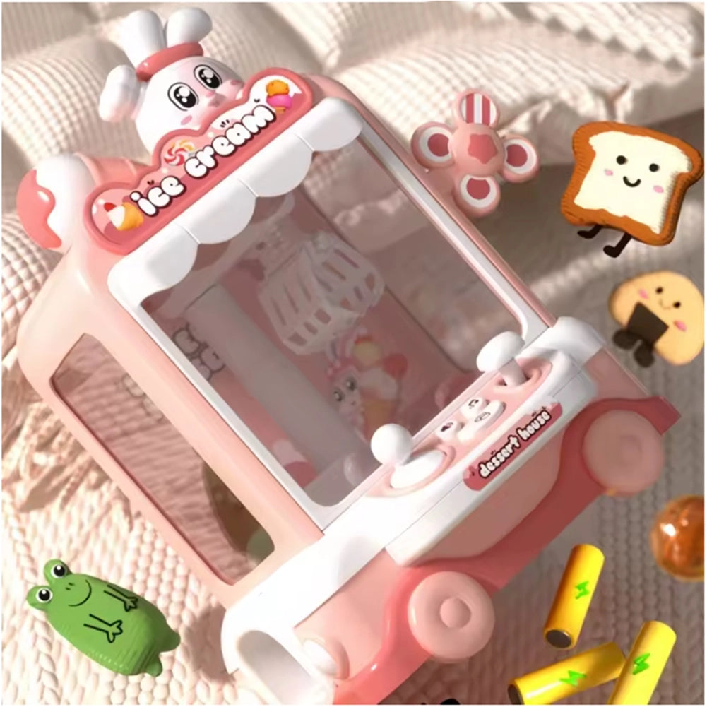 Distributore Giocattoli Rosa Grabber Gancio per Bambini Giocattolo con Peluche
