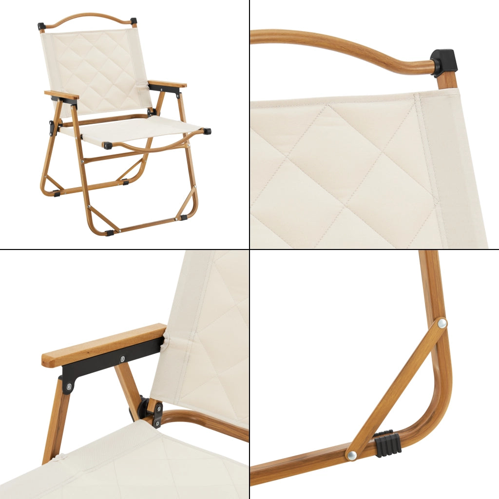 Set Mobili da Giardino Botrugno Pieghevole - Beige casa.pro