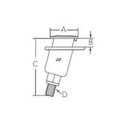 BOCCOLA DI FISSAGGIO AD INCASSO SUNSHADE SYSTEM BUILT-IN FIXING BUSHING