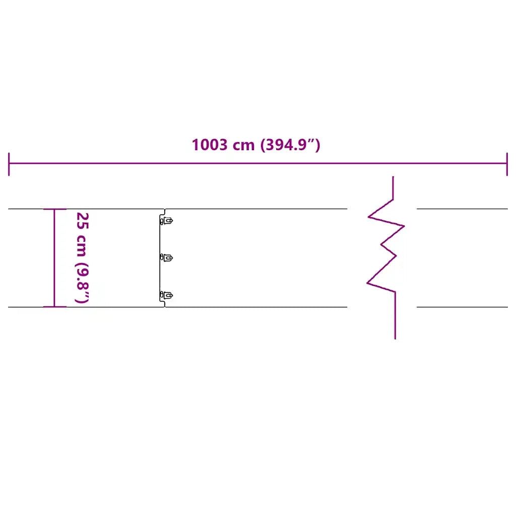 Bordure per Prato 10 pz Verde Oliva Acciaio Laminato a Freddo CFW5981536