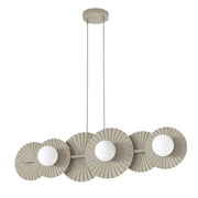 Lampada sospesa Umbra beige 6xG9 Emibig