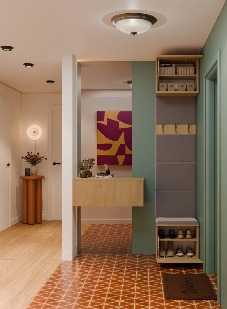 Guardaroba appendiabiti HAGA 1w rovere artisan