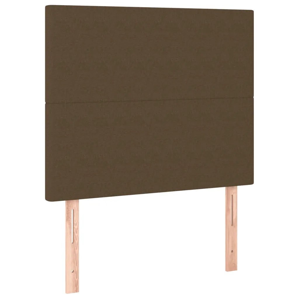Giroletto senza Materasso Marrone Scuro 80x200 cm Tessuto 3124850