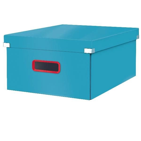 Leitz click & store armadietto portaoggetti rettangolare faesite, polipropilene (pp) blu - 53490061