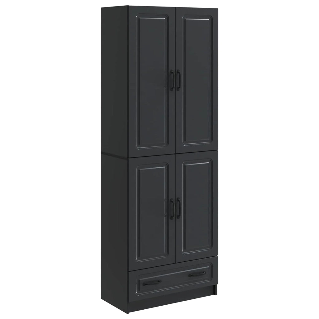 Set di armadi 2 pz Nero Legno ingegnerizzato 3416935
