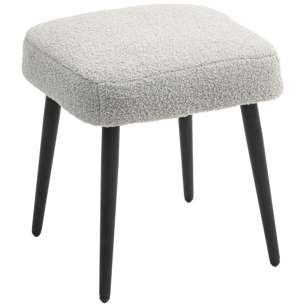 Pouf ¨C Minimal ¨C Grigio Chiaro 42x42x44 cm