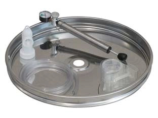 GALLEGGIANTE AD ARIA INOX COMPLETO- - ø mm.990 per contenitore inox da lt.1000 - 1 pezzi MAFFEI