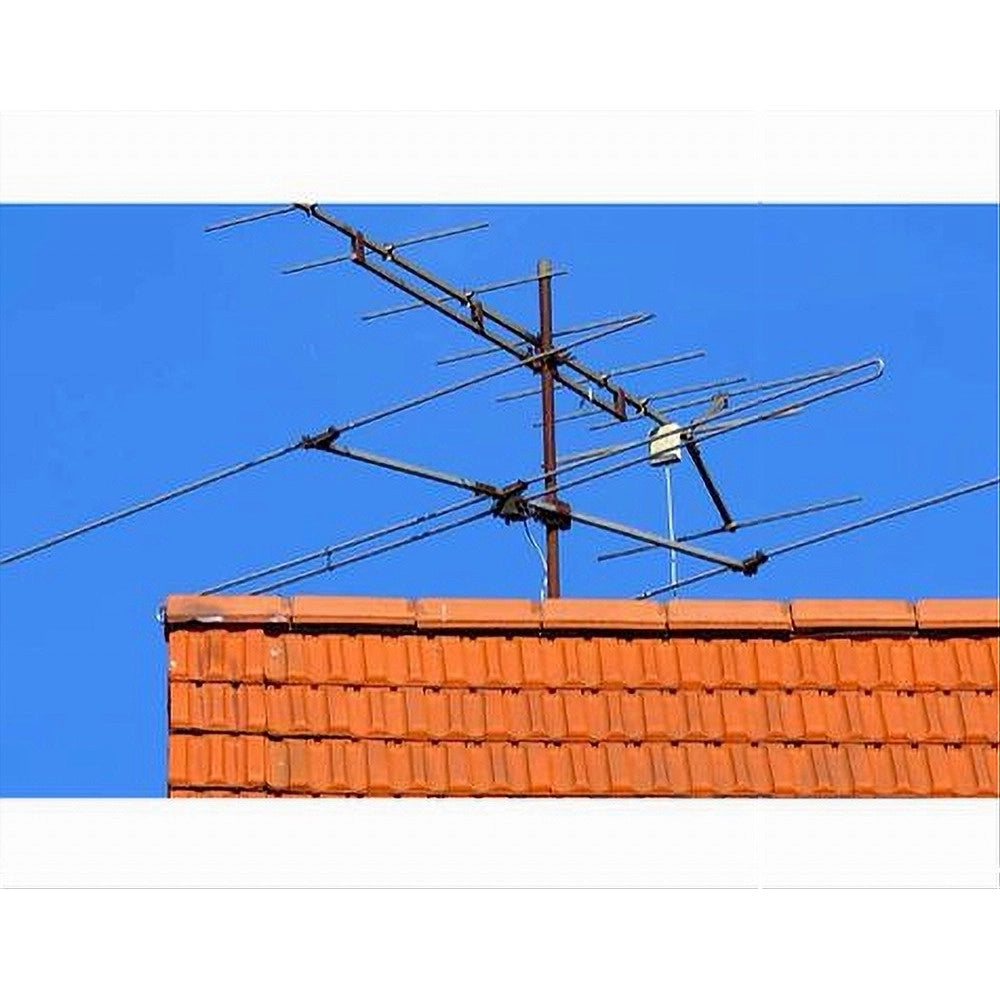 Trade Shop - Connettore Adattatore Per Cavo Antenna Satellitare A Croce Televisore Maxtech C-004 -