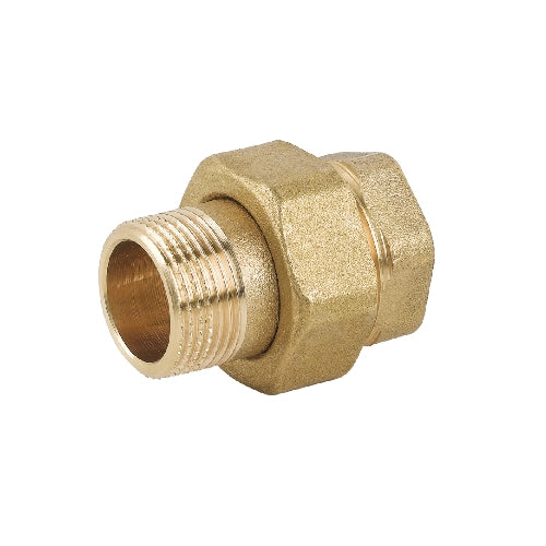 RACCORDO DIRITTO 3 PZ MF CON O-RING IN OTTONE GIALLO- 1/2- CAVAL- pezzi 1