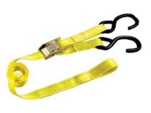 CINGHIA MM.25 CON GANCI A S E MORSETTO- - mt.2 x mm.25h. - 2 pezzi EXCEL