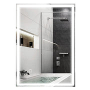 Specchio da Bagno con LED ¨C zephmum ¨C Bianco 60x80 cm