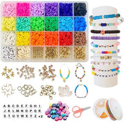 Set di Perle 5000 pezzi - Perle di Gomma - Set Creativo - Crea Gioielli - Bracciale/Collana - Accessori e Accessori