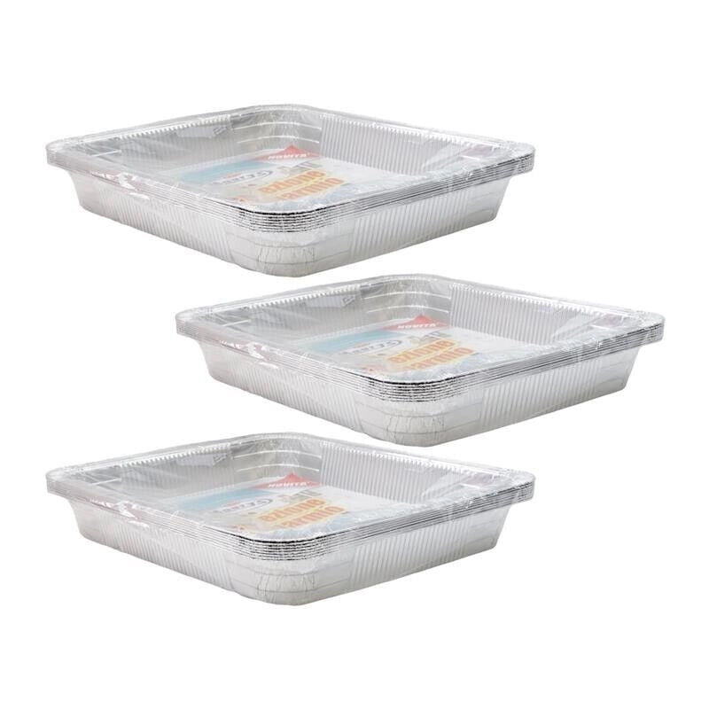 KIT SET 3 PZ MAURY'S CONTENITORE IN ALLUMINIO IN CONFEZIONE DA 8 PEZZI