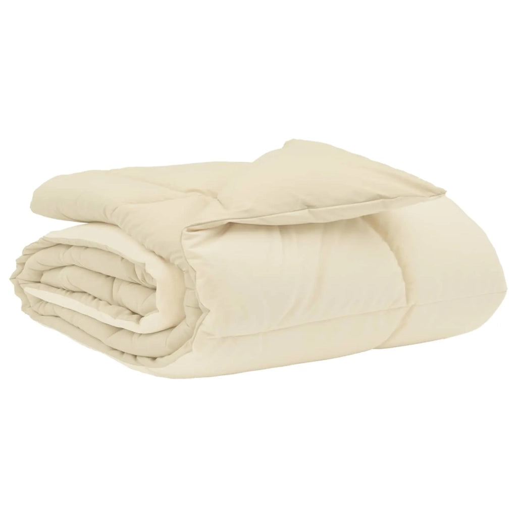 Piumone Completo Annuale Crema 155 x 220 cm Microfibra 42026068