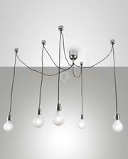 BLOG  SOSPENSIONE CROMO 5 LUCI 3473-48-138