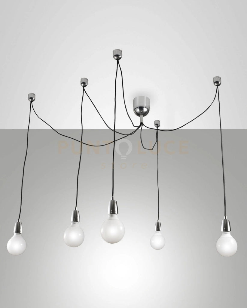BLOG  SOSPENSIONE CROMO 5 LUCI 3473-48-138