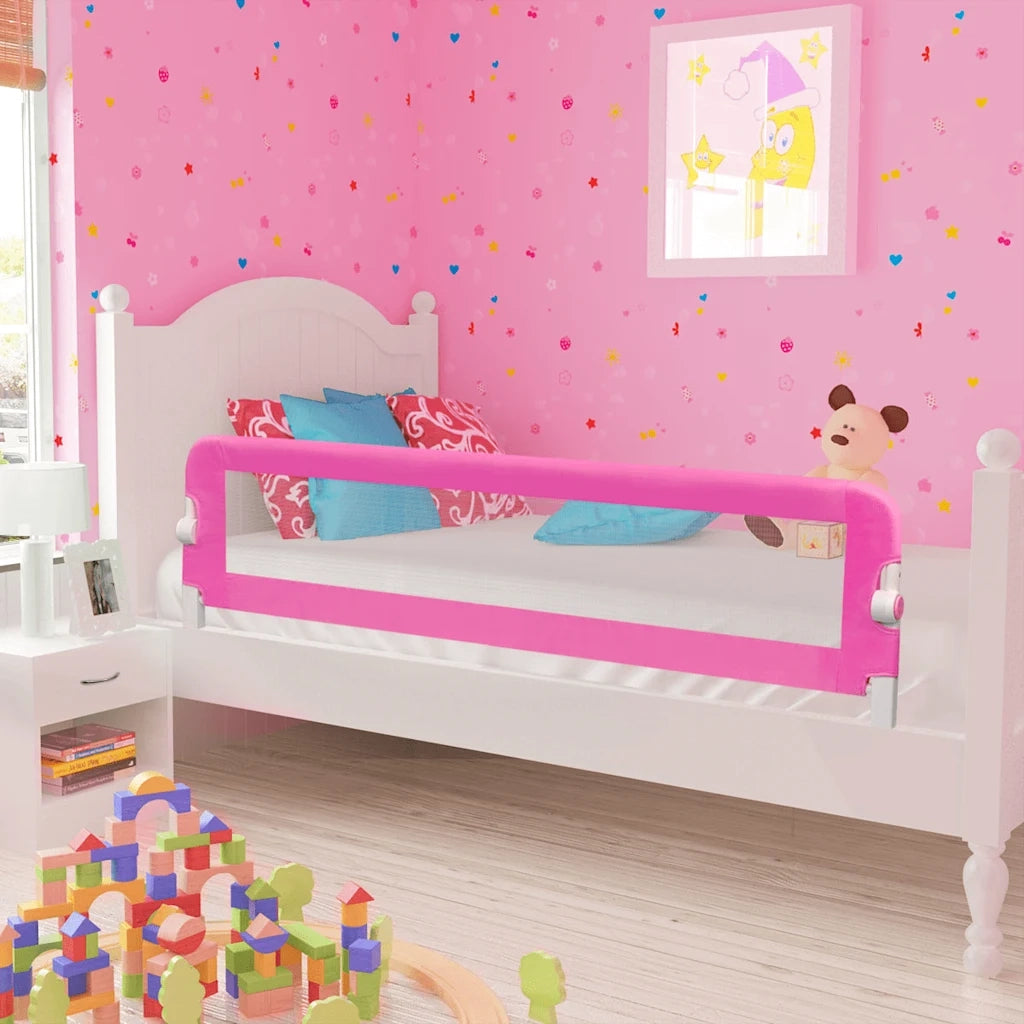 Barriera di Sicurezza per Letto Bambino 150 x 42 cm Rosa CFW8814830
