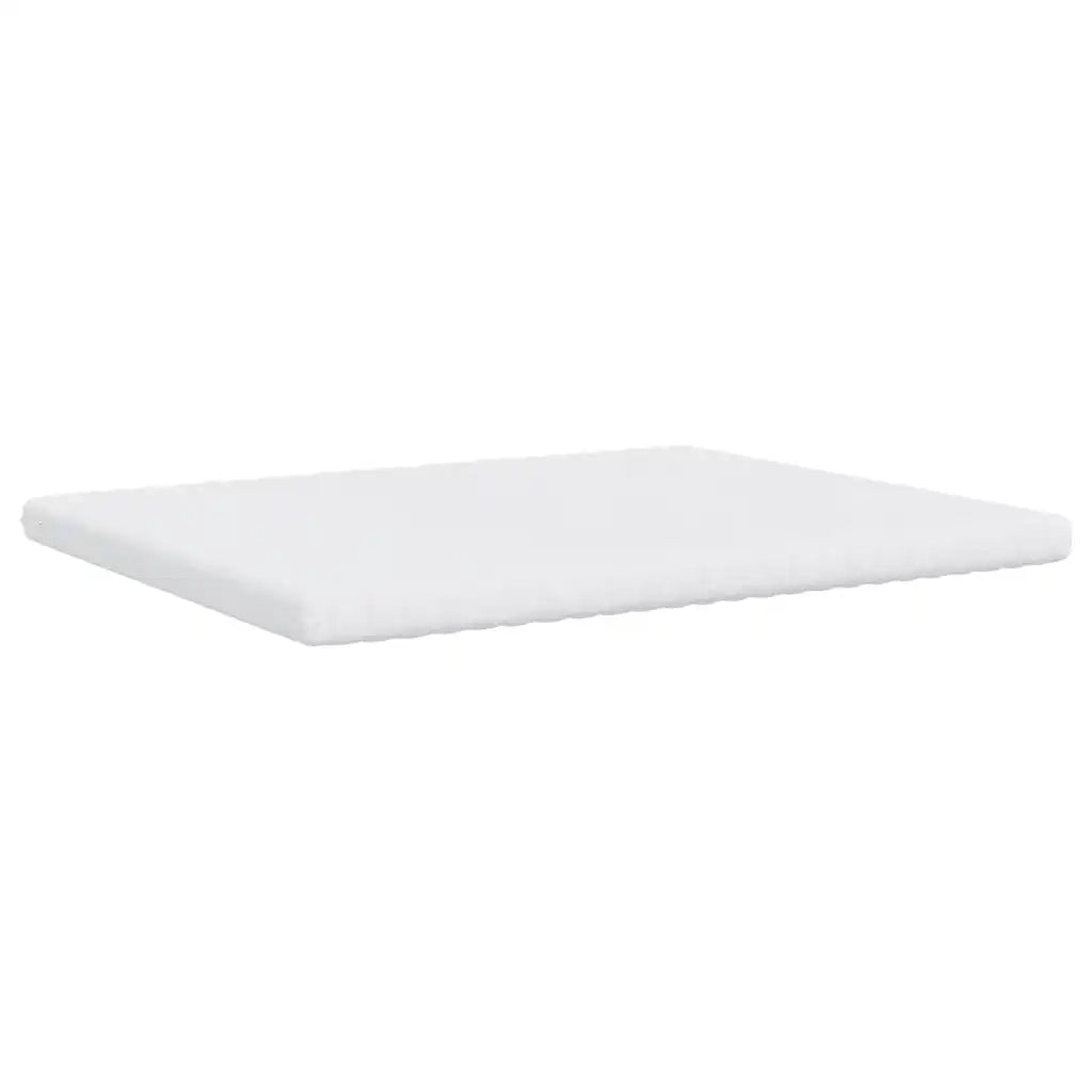 Materasso in Schiuma-Materasso per Letto Bianco 180x220 cm 7 Zone Durezza 20 ILD