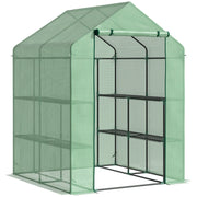 Serra da Giardino 2 Livelli 4 Ripiani ¨C Minimal ¨C Verde 143x138x190 cm