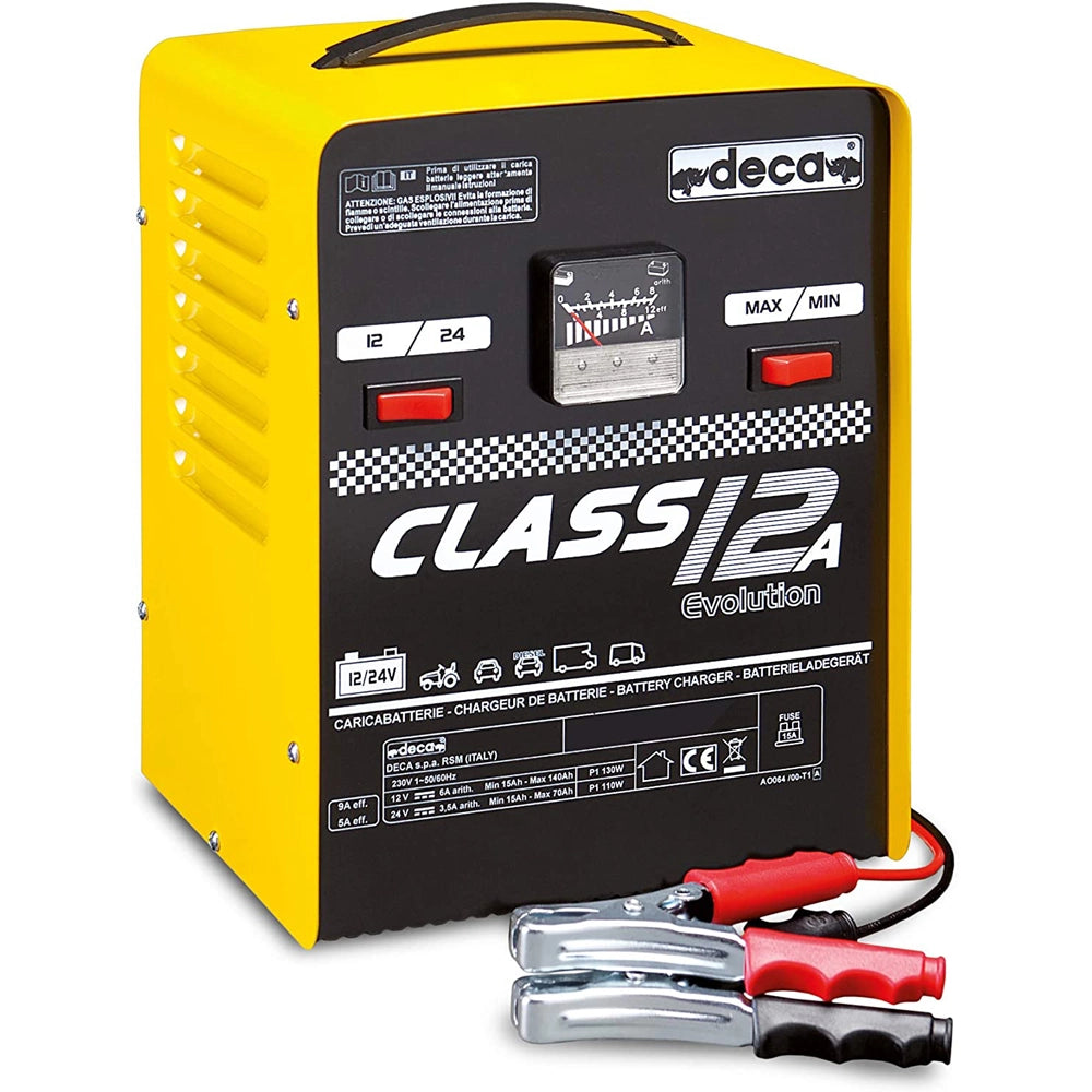 CARICABATTERIE AVVIATORE AUTO MOTO BOOSTER CLASS12A 12-24V DECA