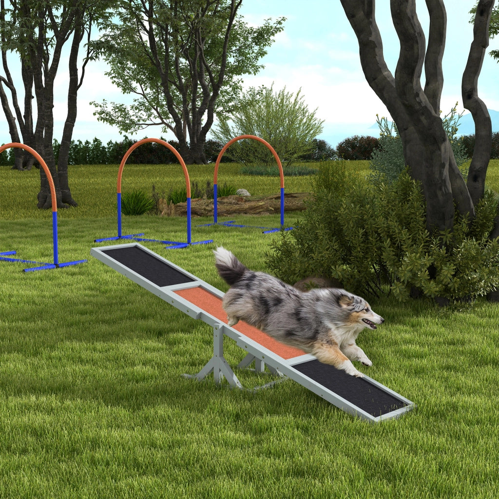 Wippe per Cani ¨C zephmum ¨C Grigio e Marrone 180x30x30 cm