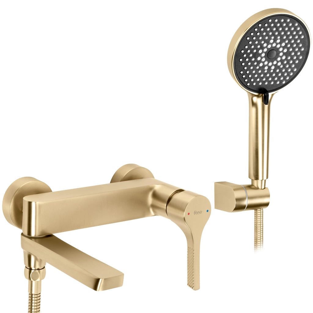 Rubinetto Da Vasca Premium Rea Maxim Brush Gold