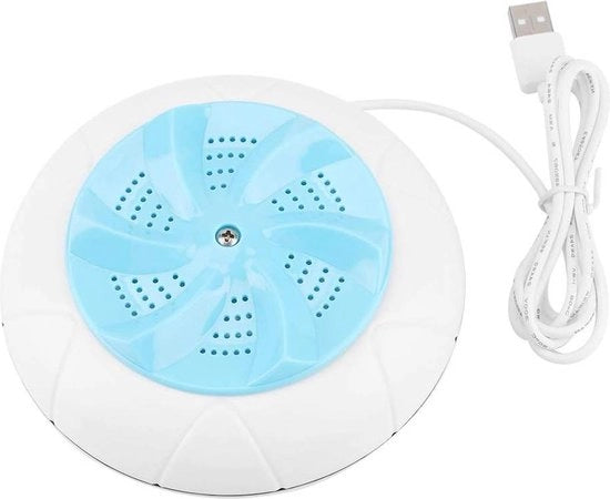 Mini lavatrice portatile - Lavatrice ultrasonica a turbina per viaggi - Blu