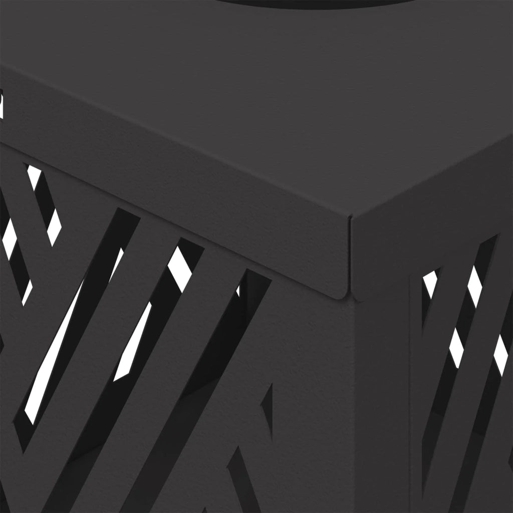 Faro LED solare per sentieri 2 pcs Nero 879730