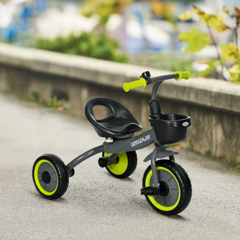 Triciclo per bambini con campanello e cestino ¨C Minimal ¨C nero