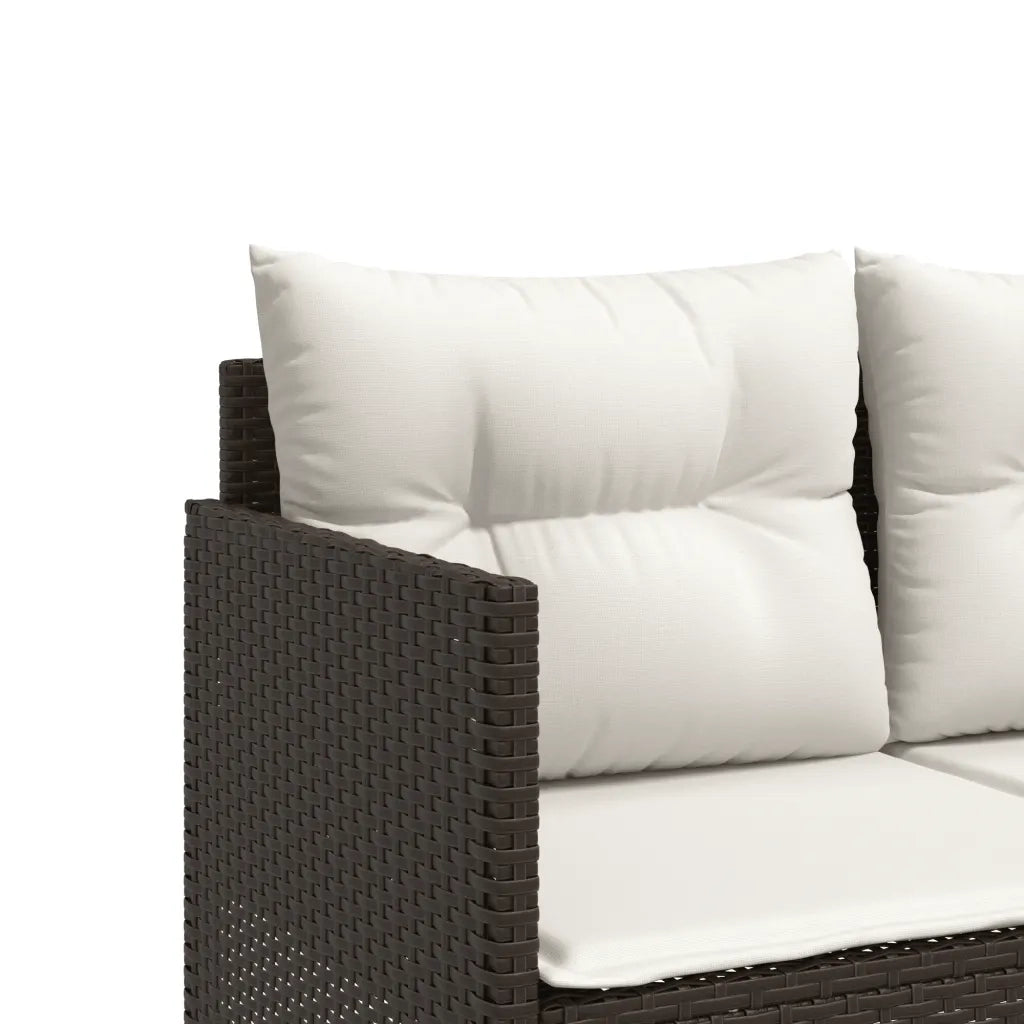 Lettino Prendisole | Sdraio da giardino | Lettino da sole con Cuscini Marrone?in Polyrattan