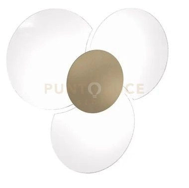 CLOVER APPLIQUE-PLAFONIERA D.70 CM 6 LUCI SABBIA 1114-70-SA