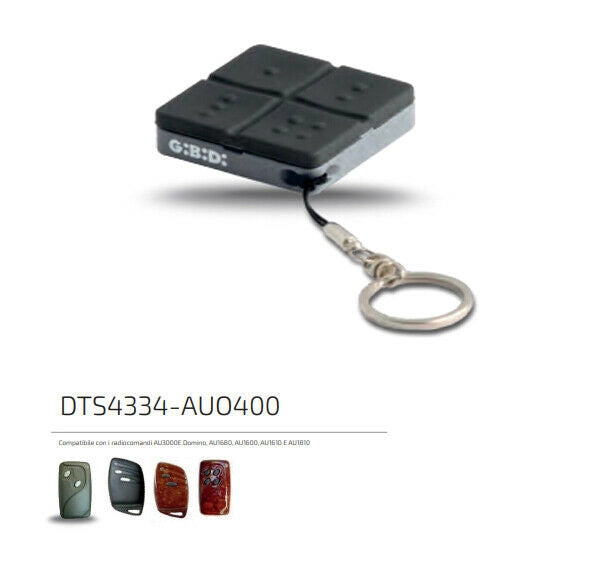 TELECOMANDO AU0400 TRASMETTITORE GIBIDI DOMINO EX ROLLER2 AU1600 ORIGINALE