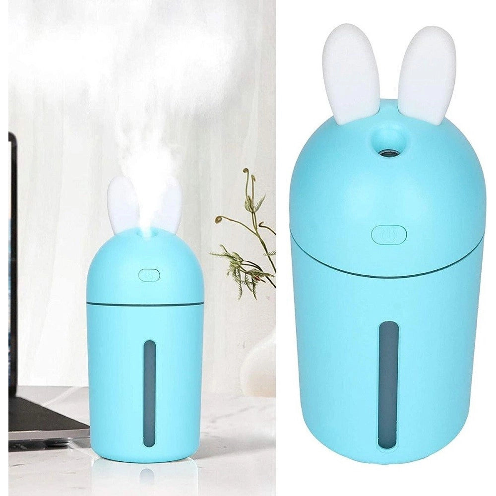 Trade Shop - Diffusore Aromi Umidificatore 35ml/h Usb Luce Notturna Auto Casa Bunny Ny-3010 -