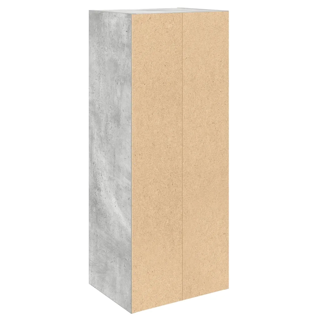 Libreria Grigio Cemento 31x24x77 cm in Legno Multistrato 860331